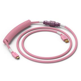 Kabelis Glorious GLO-CBL-COIL-PP GLO-CBL-COIL-PP USB Type-C, USB, 1.37 m, rozā krās.