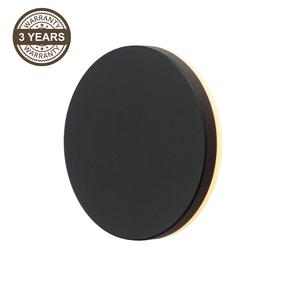 Õue seinavalgusti Domoletti Circle ELED-853, 9W, LED, IP54, must v., 5 cm x 15 cm