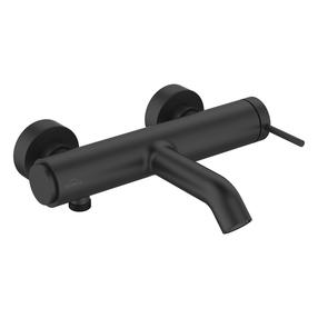 Смеситель для ванной Invena Kawala BW-75-004-V, черный цв.