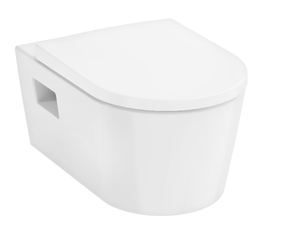Туалет, подвесной Hansgrohe EluPura Original S, с крышкой, 360 мм x 540 мм