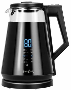 Elektrinis virdulys MPM PSC-111/B, 1.7 l, skaidri sp./juoda sp.