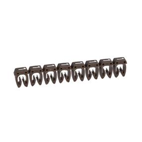 Кабельный маркер Legrand 0.5-1.5MM2, коричневый цв., 120 шт.