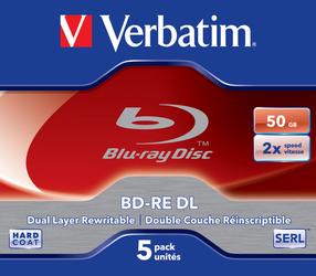 Ierakstāms kompaktdisks Verbatim, 50 GB, 5gab.