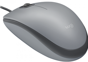 Vadu datora pele Logitech M110 Silent, pelēka krās./grafīta krās.