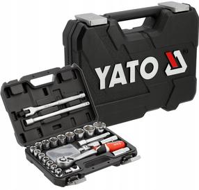 Muciņu komplekts, ar tarkšķatslēgu Yato YT-12662, 250 mm, 10 - 32 mm, 1/2"