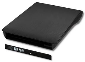 Adapteris Qoltec External USB 2.0 Opt. Drive Case, juoda