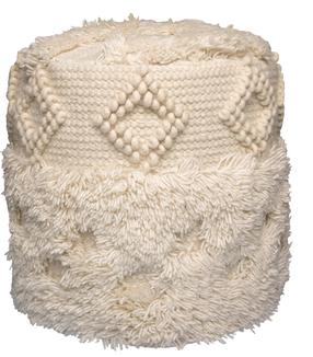 Pufas Kayoom Bohist 125 FYIGZ-35-35, kreminė sp., 35 cm x 35 cm x 35 cm