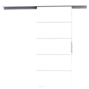 Uks Biella 106, siselükandustele, 205 cm, valge v.