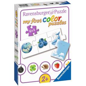 Dėlionė Ravensburger My First Color Puzzles Colorful Things 6in1, 24 vnt., įvairių spalvų