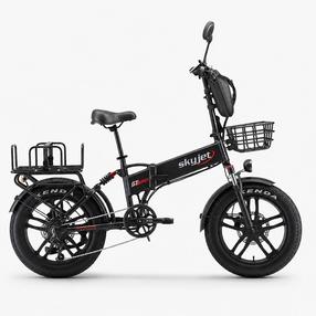 Elektrinis dviratis Skyjet GTIII PRO PLUS, M/L, 20", 250 W, 13.5 Ah, juoda sp.