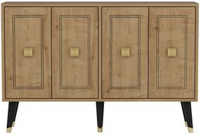Komoda Kalune Design Hartin, ąžuolo sp., 80 cm x 30 cm x 120 cm