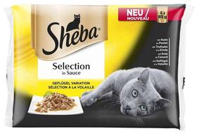 Kassi märgtoit Sheba Selection in Sauce Meat, liha, 0.085 kg x 4 tk