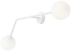 Šviestuvas sieninis Aldex Pure 1064D, E14, 2 x 40 W, balta sp. / balta sp.
