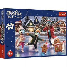 Puzle Trefl Christmas Bert In Baubles 16539, 41 cm x 27 cm, 100 gab., daudzkrāsaina