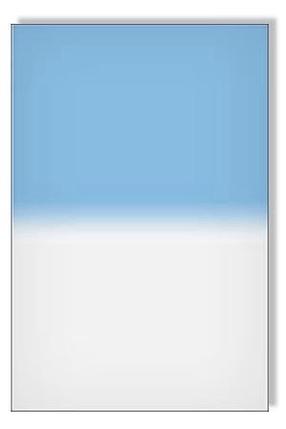 Filtrs Lee Filters Cyan Grad Hard, Gradienta