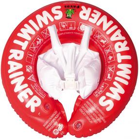 Täispuhutav ujumisrõngas Freds Swimtrainer, punane v., 42 cm