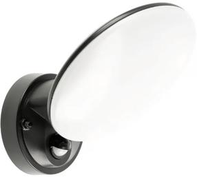 Sieninis lauko šviestuvas GTV Terro, 10W, LED, IP54, juoda sp., 17.2 cm x 17.7 cm