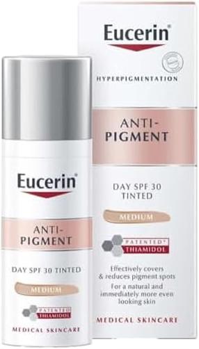 Šķidrā grima bāze Eucerin Anti-Pigment, SPF 30, vidutinis, medium, 50 ml
