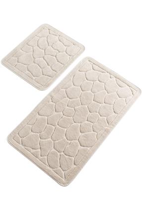 Комплект ковриков для ванны Foutastic Lino 359CHL1555, песочный цв., 100 см x 60 см