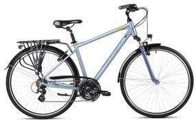 Velosipēds tūristu Romet Wagant 0, 28 ", 21" rāmis, bright graphite-green krās.