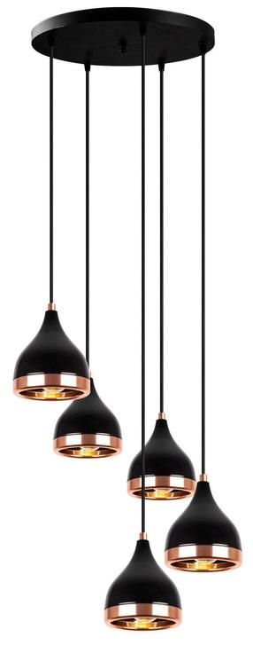 Šviestuvas kabinamas Opviq Yildo 7005 892OPV1856, E27, 5 x 40 W, vario sp./juoda sp. / juoda sp.