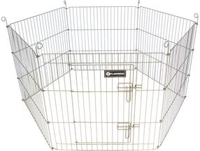 Вольер для грызунов Flamingo Run Hexagon Taupe, 120 см x 120 см x 60 см, коричневатый цв.