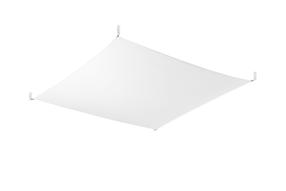 Lampa griesti Sollux Lina 4 10516059, G13, 3000 °K, 6 x 9 W, balta krās. / sudraba krās.