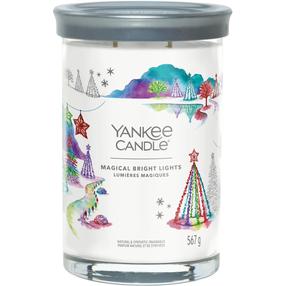 Žvakė, aromatinė Yankee Candle Magical Bright Lights Tumbler, 60 - 100 h, 567 g, balta sp.
