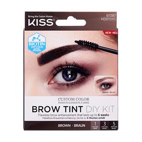 Kulmuvärv Kiss Brow Tint Diy Kit, 20 ml, must v.