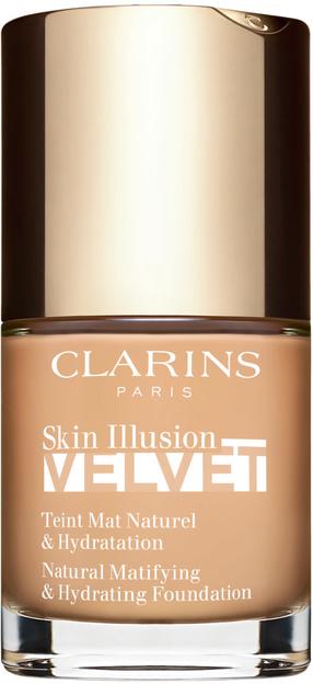 Skystas makiažo pagrindas Clarins Skin Illusion Velvet, 108,3n, 30 ml