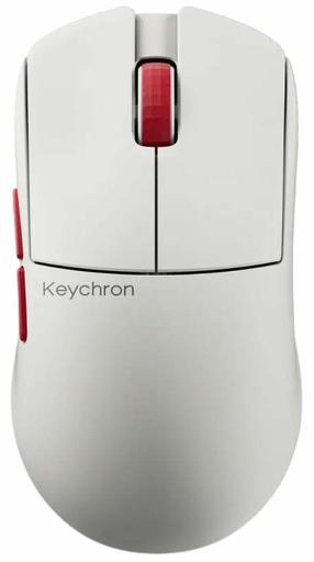 Juhtmevaba mänguhiir Keychron G4 B1, usb type-c, valge v.