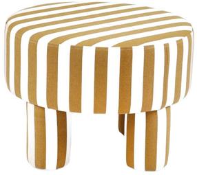 Pufas Homla Chiaro 741111, balta sp./smėlio sp., 50 cm x 50 cm x 37 cm