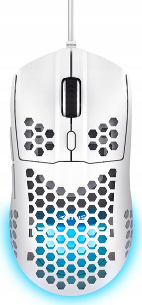 Laidinė žaidimų pelė Trust GXT 928 Helox, usb type-a, balta sp.