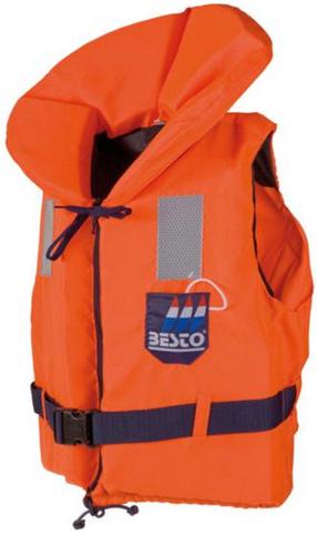 Gelbėjimosi liemenė suaugusiems Besto Econ 100N, oranžinė sp., L, 70 kg