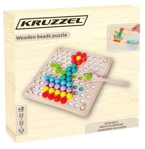 Izglītojošs komplekts Kruzzel Beads, 5.5 cm, daudzkrāsaina