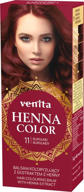 Plaukų dažai Venita Henna Color Balm, burgundy sp., 11, 75 ml