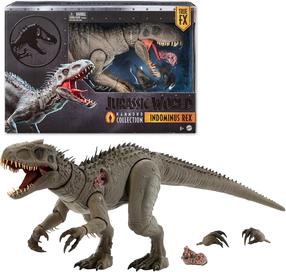 Žaislinė figūrėlė, dinozauras Mattel Jurassic World Hammond Collection Indominus Rex JKG98, pilka sp.