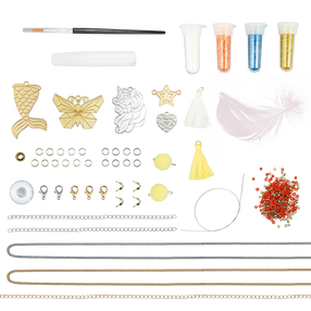 Papuošalų gamybos rinkinys Buki France Sparkling Jewellery, aukso sp./balta sp./geltona sp.