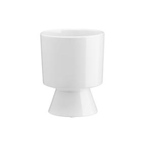 Lillepott 4Living 644407, kivi, Ø 15 cm, valge v.