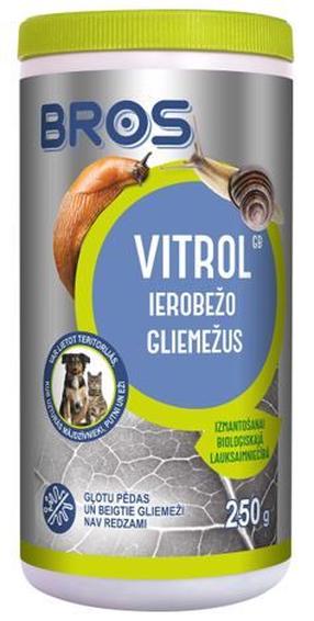 Līdzeklis cīņā pret dārza gliemežiem Bros, 250 g