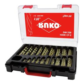 Grąžtų komplektas Ruko 215200RO, metalas/plienui/nerūdijantysis plienas, hss-co, tiesus, 1-10 mm x 15 cm