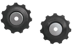 Galinio pavarų perjungėjo ratukų komplektas Shimano, plastikas, 2 vnt.