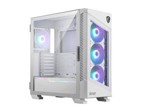 Корпус компьютера MSI MPG Velox 100R, прозрачный цв./белый цв.