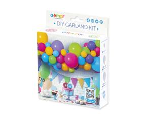 Balionų rinkinys apvalus GoDan DIY Garland, įvairių spalvų, 65 vnt.