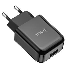 Telefono įkroviklis Hoco N2, USB, juoda sp.