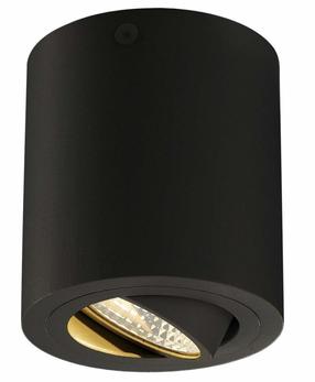 Lampa griesti SLV Triledo Round CL 113930, LED, 3000 °K, 1 x 6.4 W, melna krās. / melna krās.