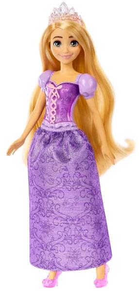 Lelle - pasaku tēls Mattel Disney Princess Rapunzel HLW03, 28 cm, violeta krās.