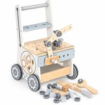 Žaislinis meistro įrankių rinkinys, meistro darbo stalas EcoToys HM259825