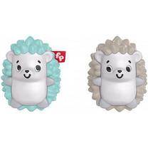 Lavinimo žaislas Mattel Fisher Price Fisher Price Hedgehog Shaker Twins, 17 cm, balta sp./žalia sp./pilka sp., 2 vnt.