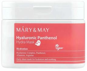 Veido kaukių rinkinys Mary & May Hyaluronic Panthenol, 400 g, 30 vnt.